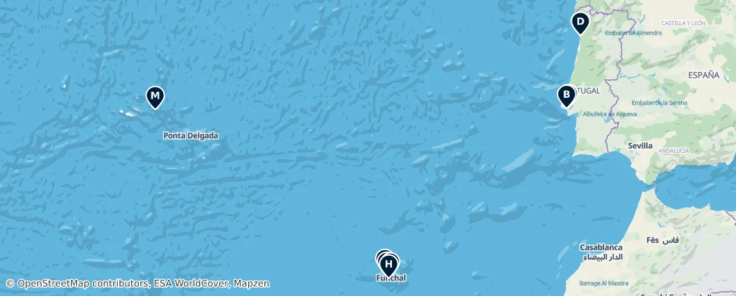 Map of 葡萄牙