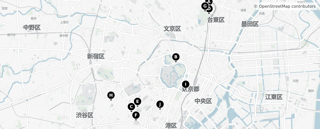 Map of 千代田區