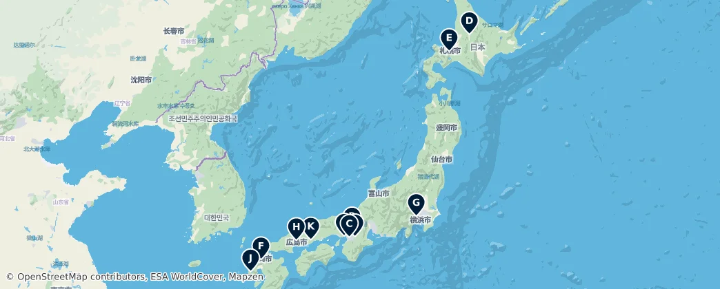 Map of 日本