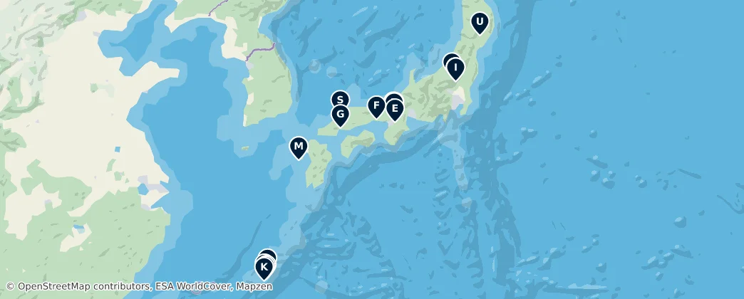 Map of 日本