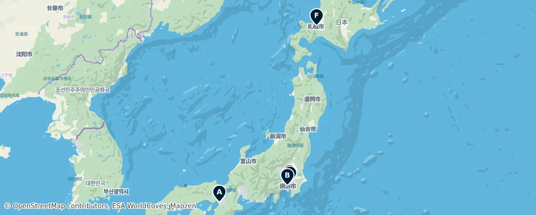 Map of 日本