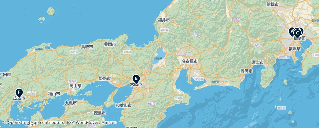 Map of 日本