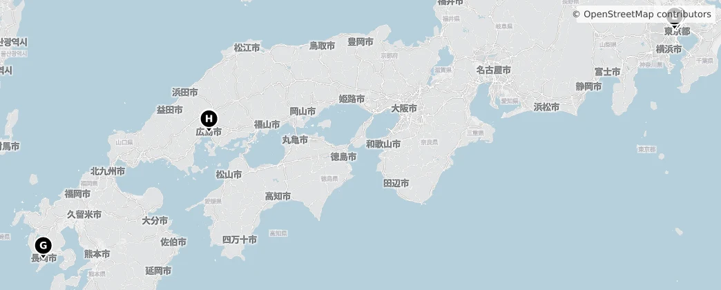 Map of 日本