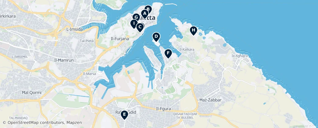 Map of Senglea