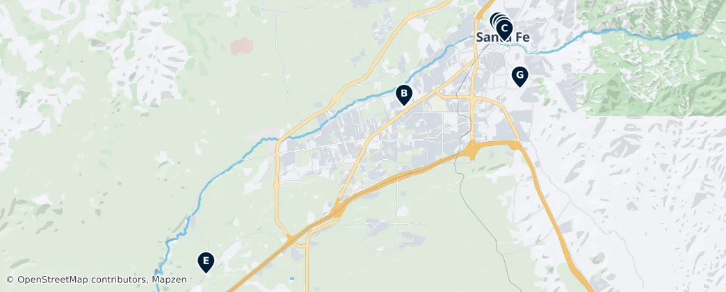 Map of 圣菲 / 聖塔菲 / 聖達菲