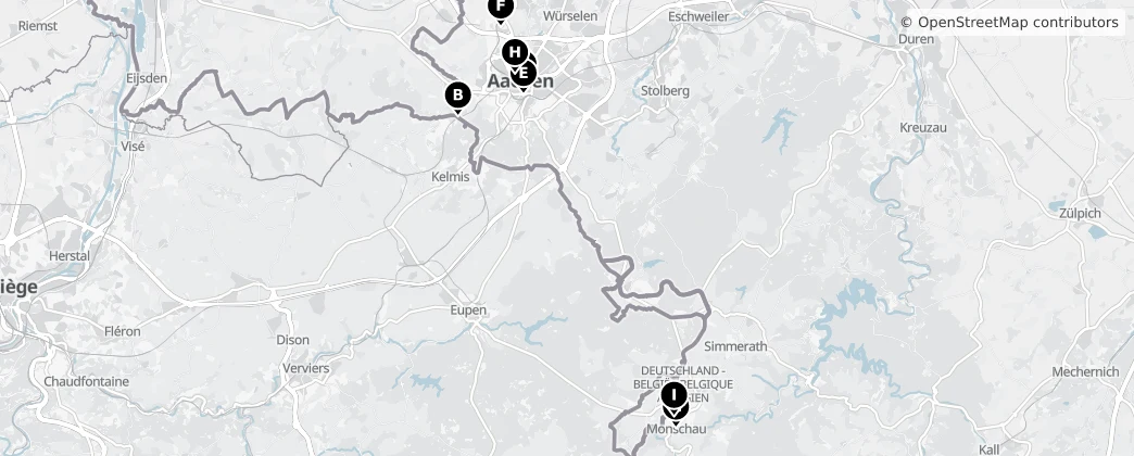 Map of Aachen