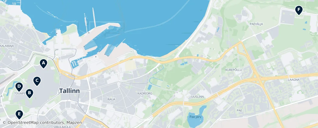 Map of 塔林