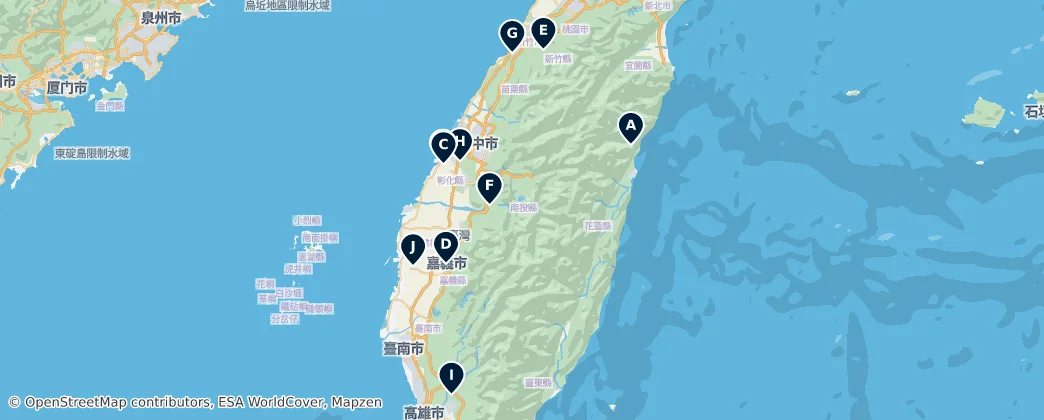Map of 臺灣省
