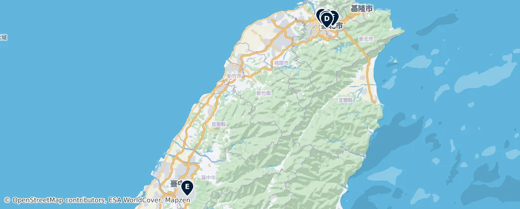Map of 臺灣