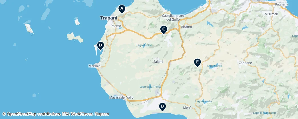 Map of 特拉帕尼