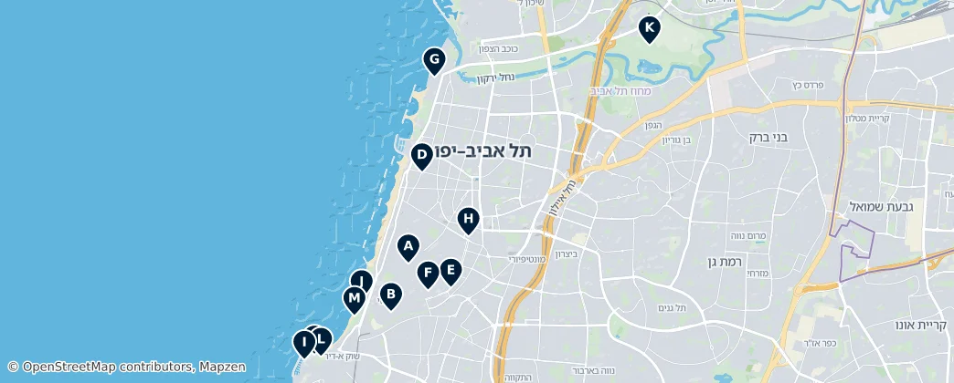 Map of 特拉维夫