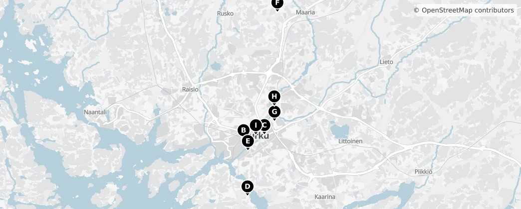 Map of 圖爾庫