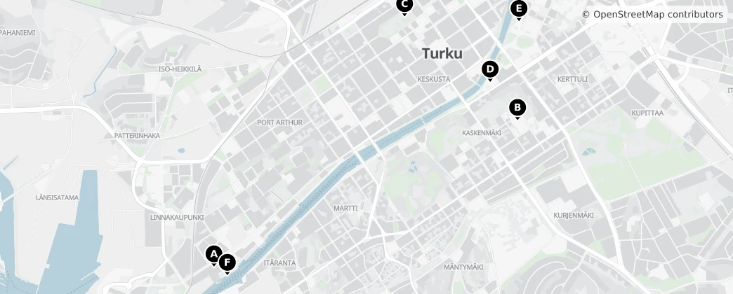 Map of 圖爾庫