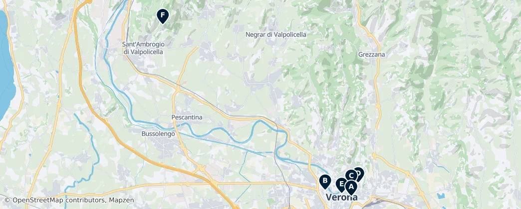 Map of 维罗纳