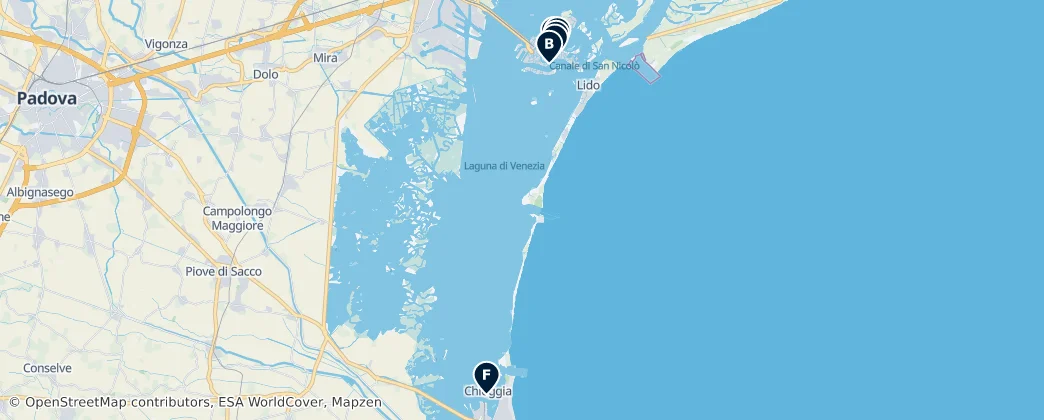 Map of 威尼斯