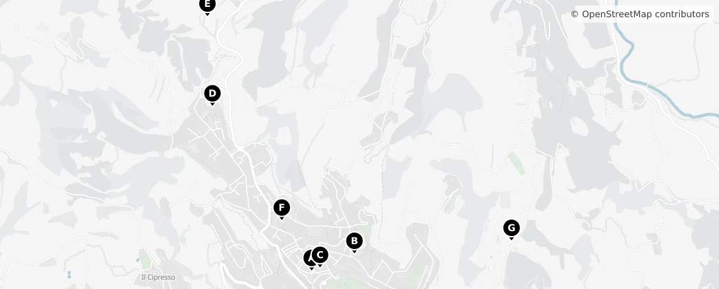 Map of 沃尔泰拉