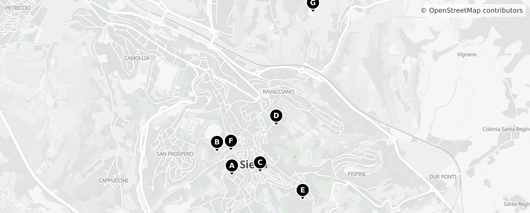 Map of 锡耶纳