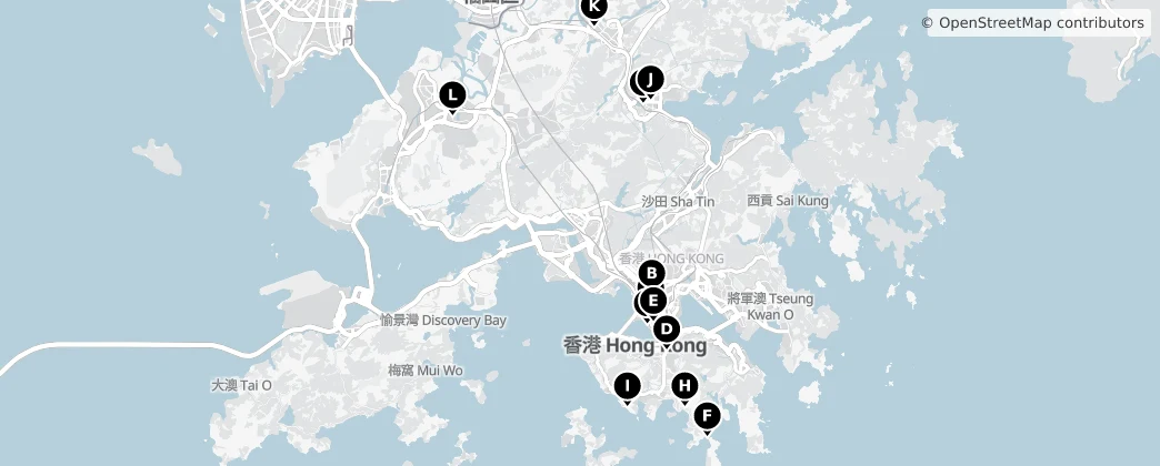 Map of 香港