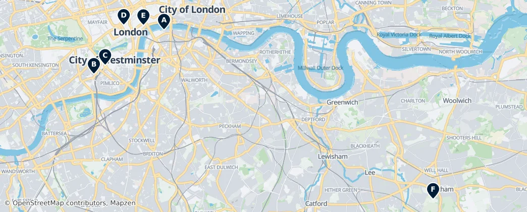 Map of 英国 / 英國