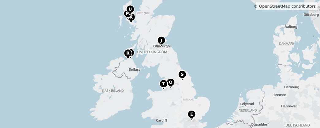Map of 英国 / 英國