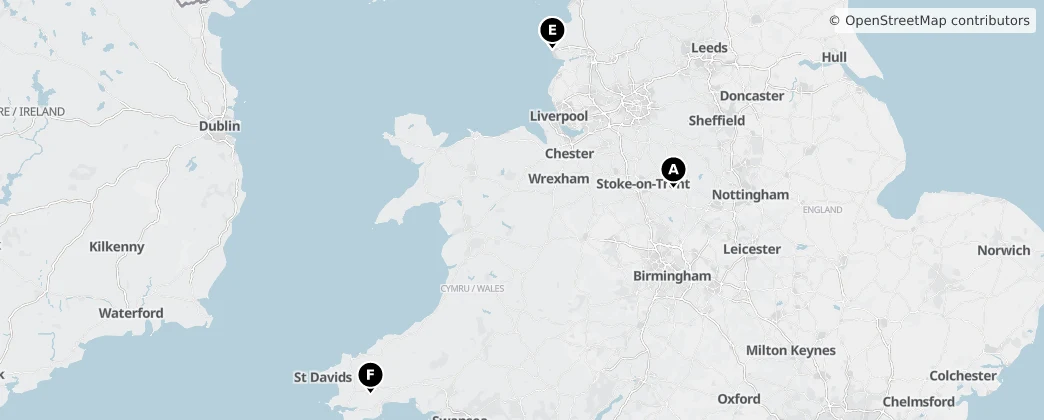 Map of 英国 / 英國