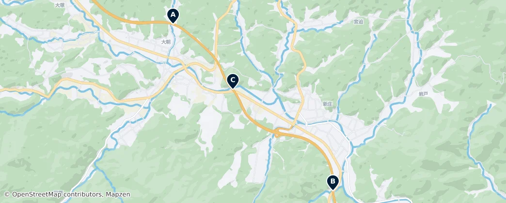Map of 北廣島町