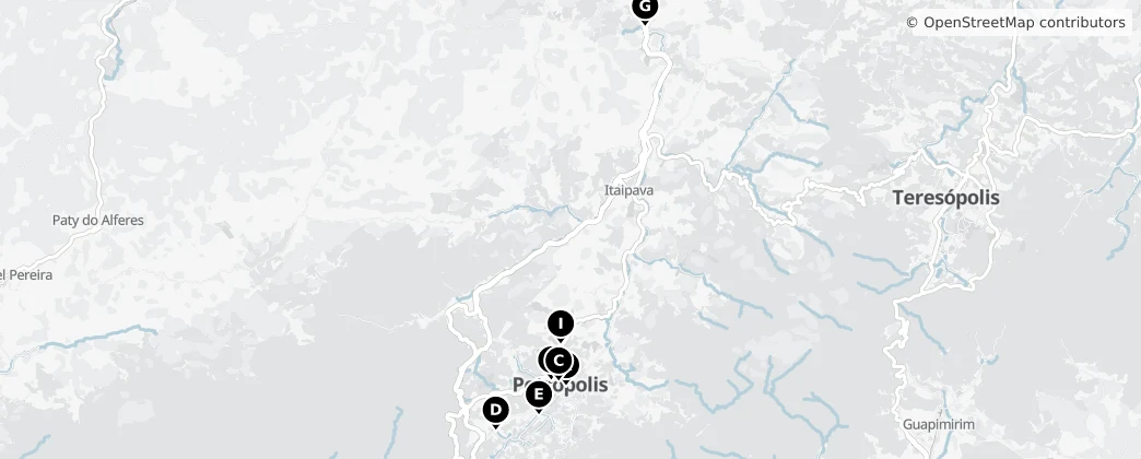 Map of 彼得罗波利斯