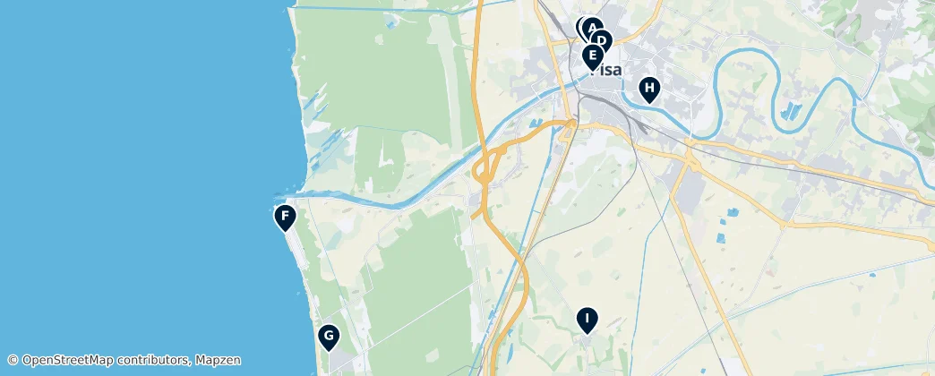 Map of 比萨