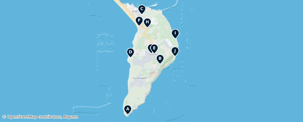 Map of 波特兰岛