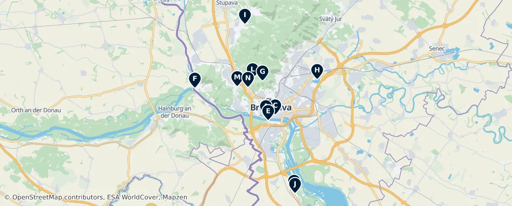 Map of 布拉迪斯拉發
