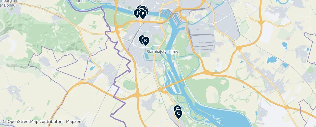 Map of 布拉提斯拉瓦5區