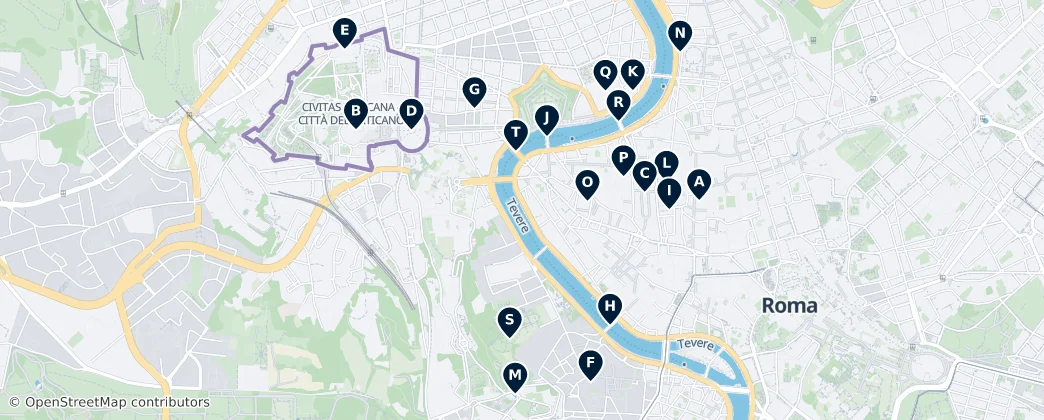Map of 梵蒂冈