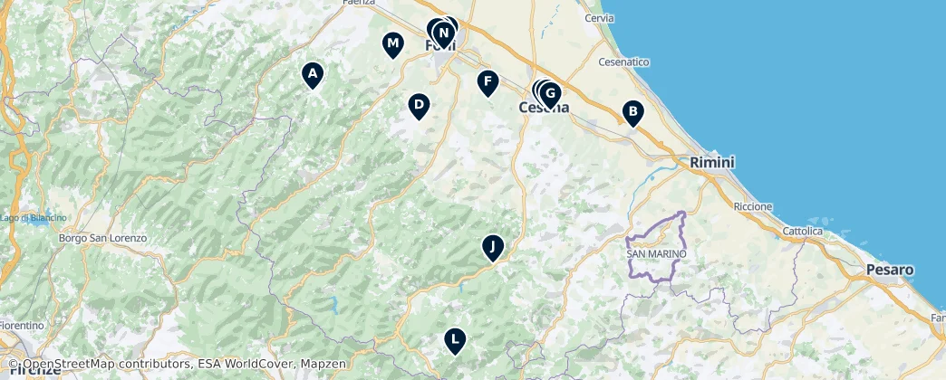 Map of 弗利-切塞納省