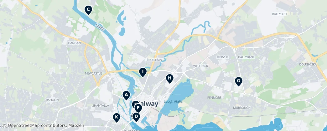 Map of 戈尔韦