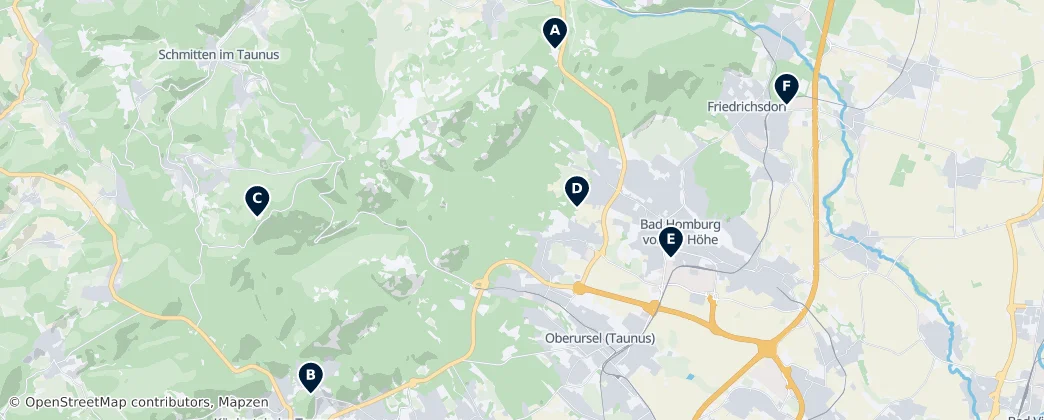 Map of 上陶努斯县