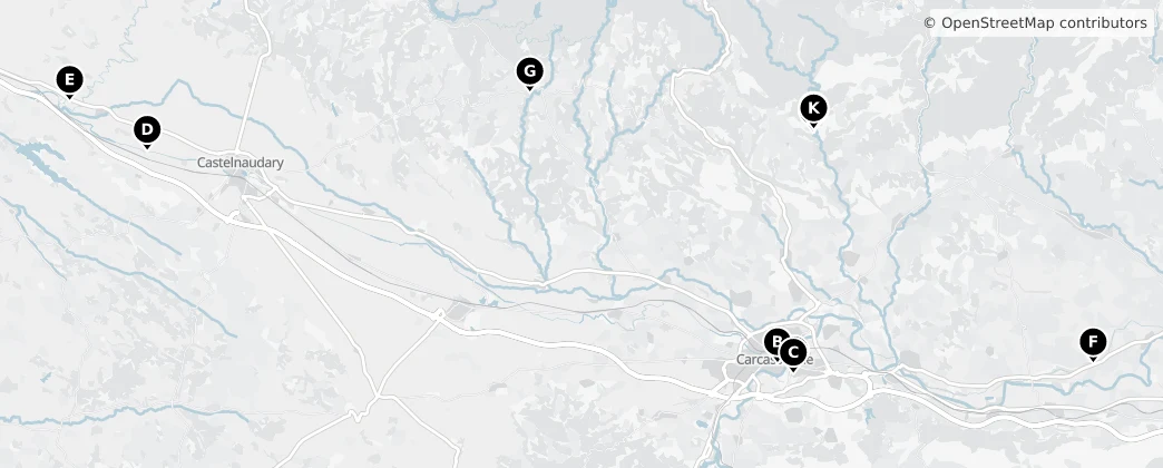 Map of 卡尔卡松区