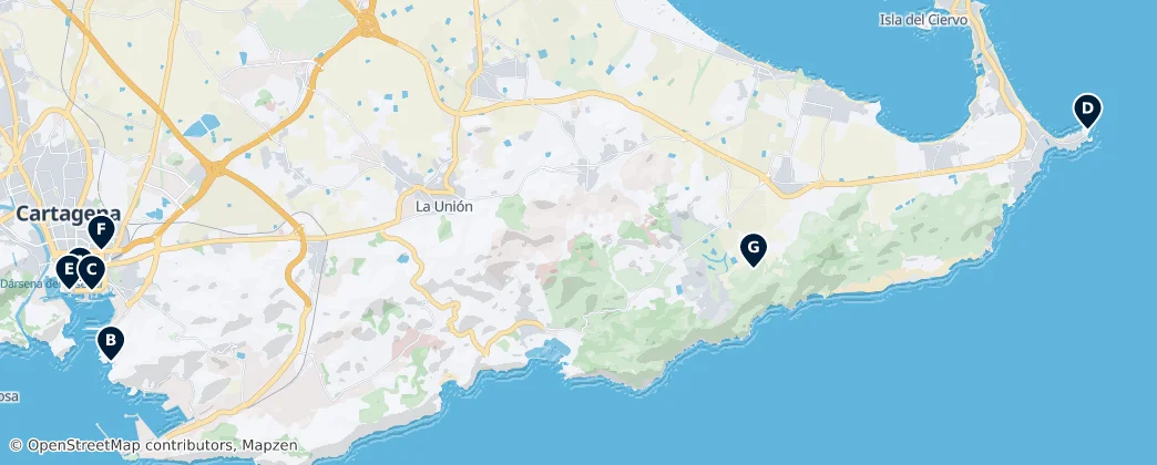 Map of 卡塔赫纳