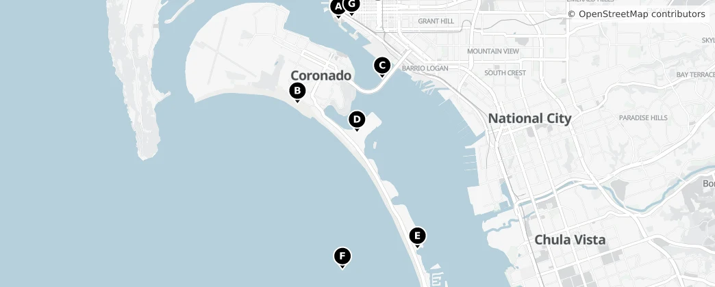 Map of 科罗纳多