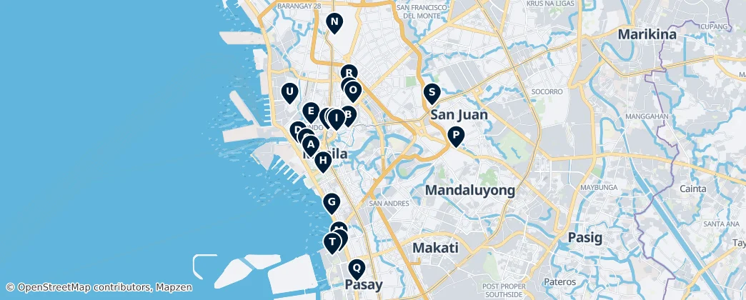 Map of 马尼拉 / 馬尼拉