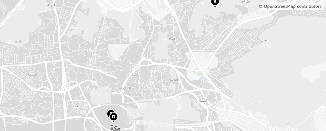 Map of 麥加