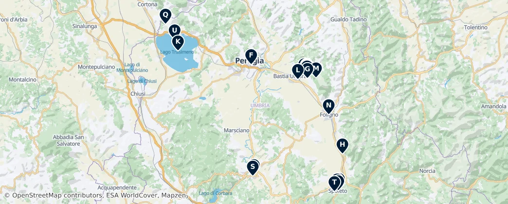 Map of 佩魯賈省