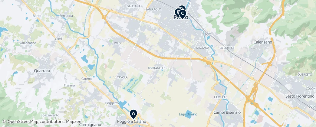 Map of 普拉托省