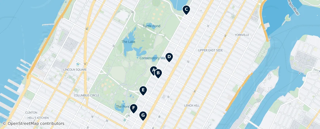 Map of 上东城