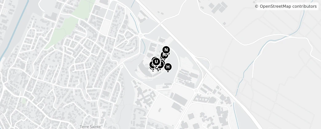 Map of 圣皮埃尔区