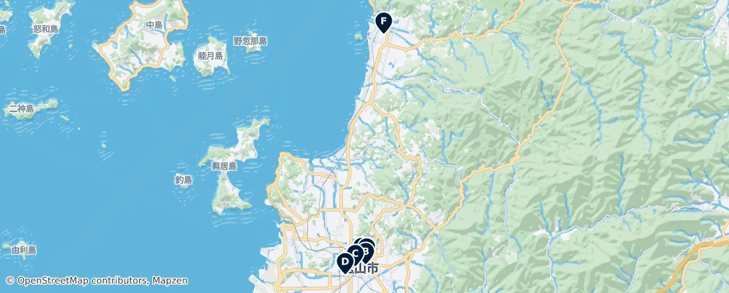 Map of 松山市