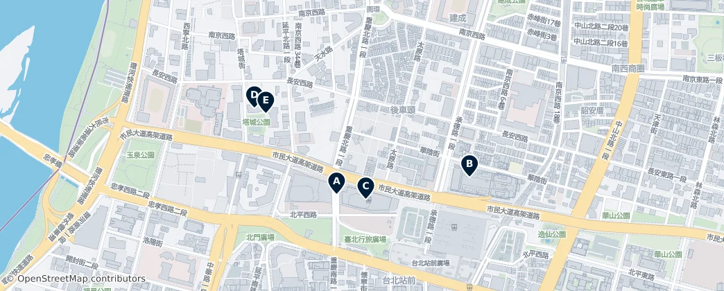 Map of 後車頭