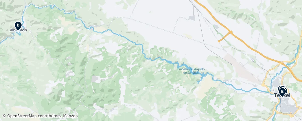 Map of 特魯埃爾
