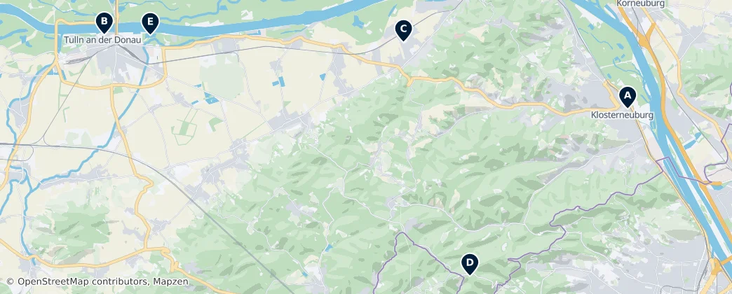 Map of 图尔恩县