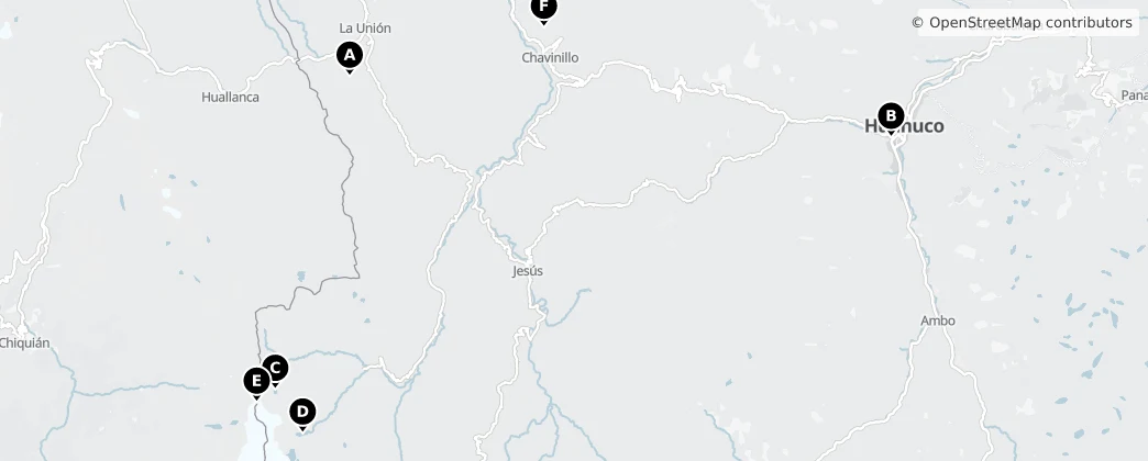 Map of 瓦努科區