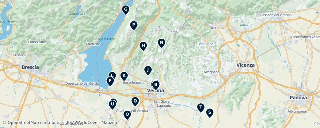 Map of 维罗纳